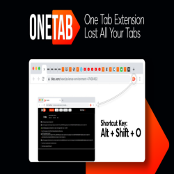 What to Do If the One Tab Extension Lost All Your Tabs