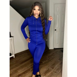 JetSet Seamless Tracksuit Royal Blue: Comfort and Style Combined