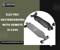 Electric Skateboarding With Remote Access