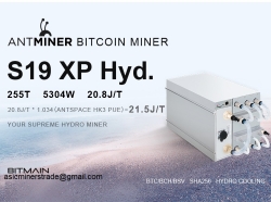 Bitmain Antminer S19 XP Hyd 255Th s