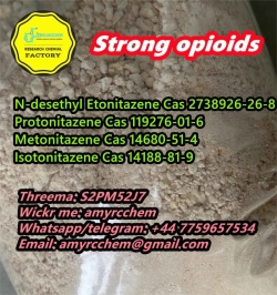Strong opioids Buy N-desethyl Etonitazene Cas 2738926-26-8 Protonitazene Metonitazene  supplier WAPP: +44 7759657534