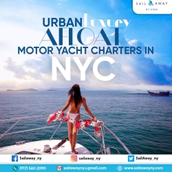 Urban Luxury Afloat Motor Yacht Charters in NYC