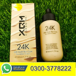 XQM 24K Gold Skin Core Foundation Cream In Bahawalpur - 03003778222
