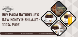 Buy Farm Naturelle's Raw Honey & Shilajit - 100% Pure