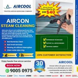 Aircon Steam cleaning