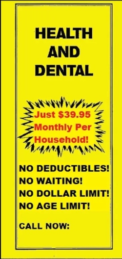 Looking for really affordable health and dental insurance?